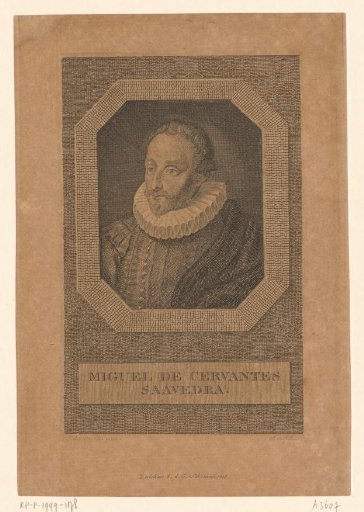 Portrait of Miguel de Cervantes Saavedra