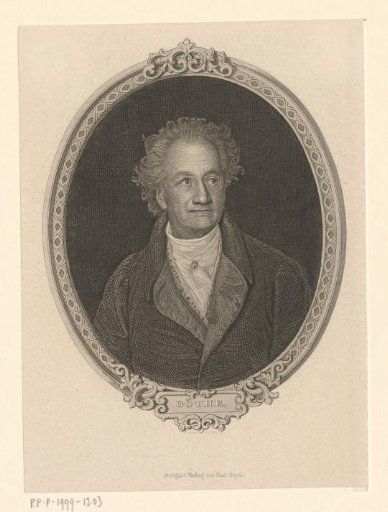 Portrait of Goethe