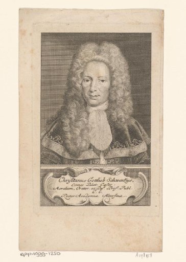 Portrait of Christian Gottlieb Schwarz