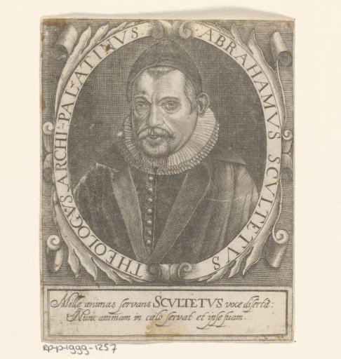 Portrait of Abraham Scultetus