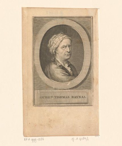 Portrait of Guillaume-Thomas François Raynal