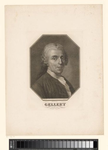 Portrait of Christian Fürchtegott Gellert