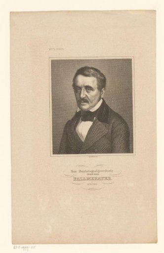 Portrait of Jakob Philipp Fallmerayer.