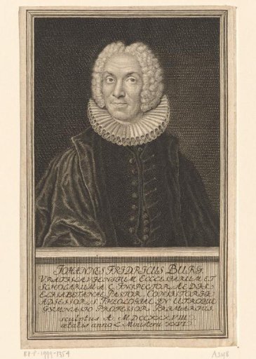 Portrait of Johann Friedrich Burg
