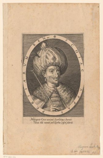 Portrait of Abbas I, Shah of Persia
