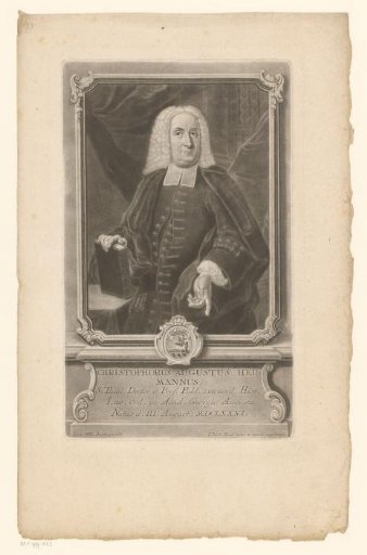 Portrait of Christoph August Heumann