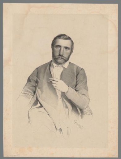 Portrait of an unknown man, possibly Hornstein