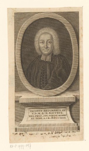 Portrait of Jacob Brucker