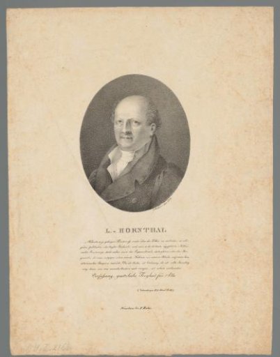 Portrait of Franz Ludwig von Hornthal