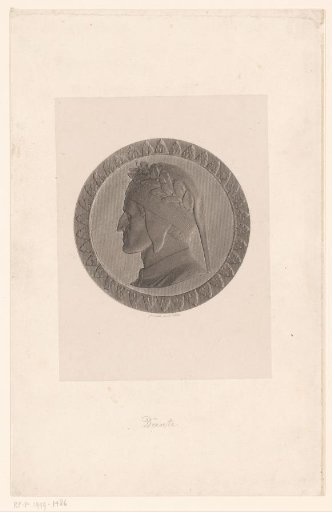 Medallion with a portrait of Dante Alighieri