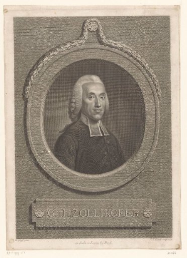 Portrait of George Joachim Zollikofer