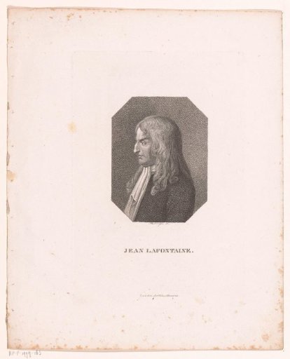 Portrait of Jean de La Fontaine
