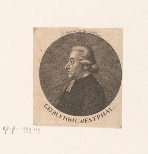 Portrait of Georg Christian Erhard Westphal