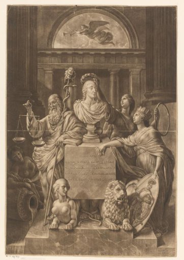 Allegorical homage to Wenzel Anton von Kaunitz