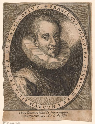 Portrait of Francis Hercules, Duke of Anjou