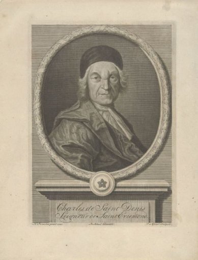 Portrait of Charles de Marguetel de Saint Denis