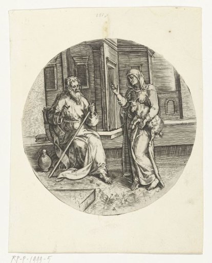 Anna brings a kid to the blind Tobit