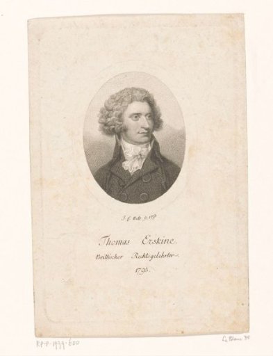 Portrait of Thomas Erskine