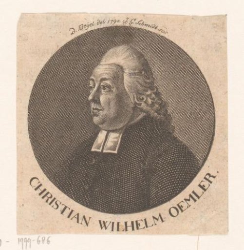 Portrait of Christian Wilhelm Oemler
