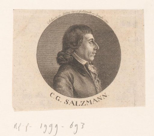 Portrait of Christian Gotthilf Salzmann