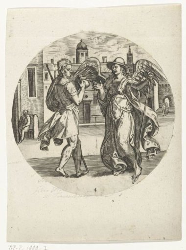 Meeting of Tobias and the angel Raphael