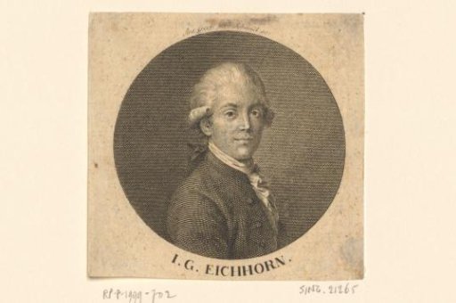Portrait of Johann Gottfried Eichhorn