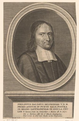 Portrait of Philippus Baldaeus at the age of 38