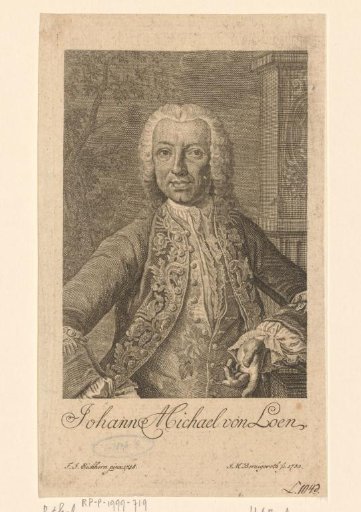 Portrait of Johann Michael von Loën