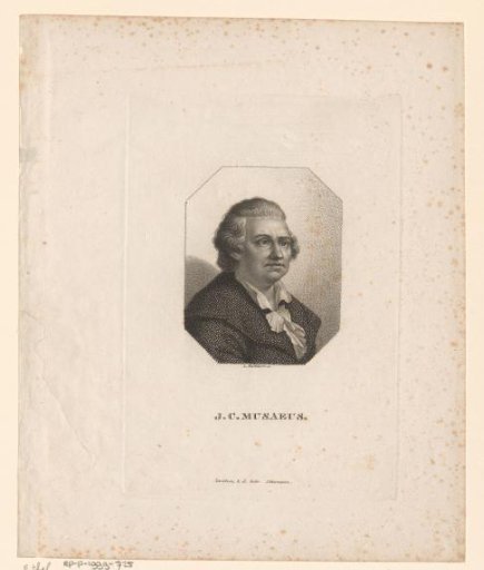 Portrait of Johann Carl August Musäus