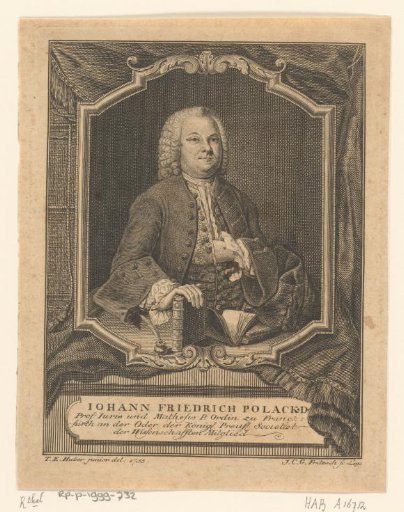 Portrait of Johann Friedrich Polack