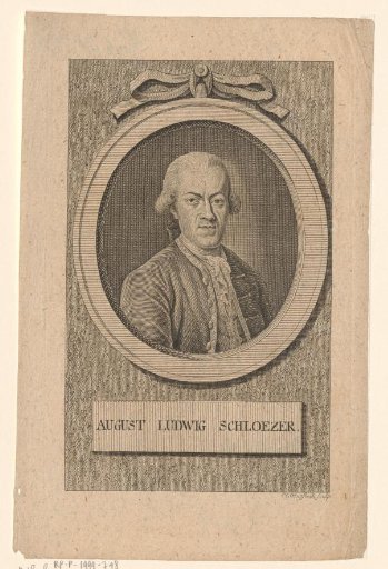 Portrait of August Ludwig von Schlözer