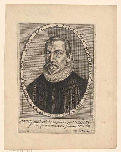 Portrait of Johann Buxtorf (I)