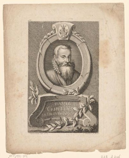 Portrait of David Crinitus z Hlavácova