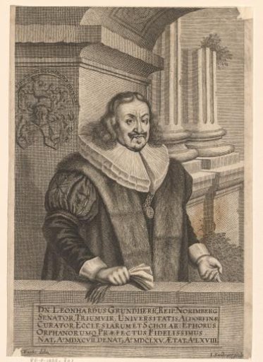 Portrait of Leonhard Grundherr von Altenthann und Weyherhaus V at the age of 68