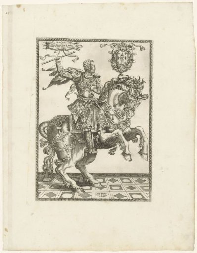Equestrian portrait of Ottavio Farnese