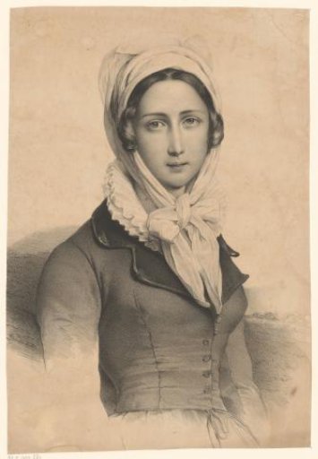 Portrait of an Unknown Woman with a Headscarf