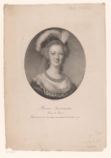 Portrait of Marie Antoinette of Austria
