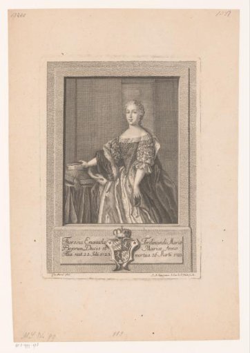 Portrait of Theresia Emanuela of Bavaria