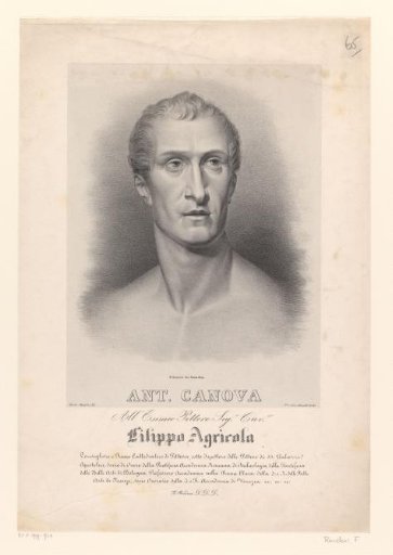 Portrait of the artist Antonio Canova