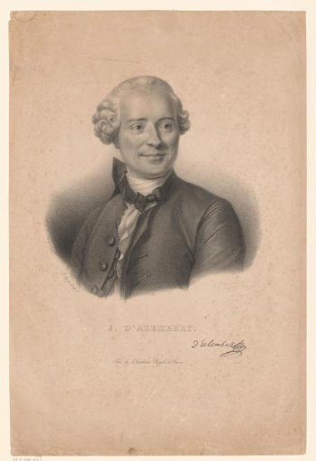 Portrait of Jean le Rond d'Alembert