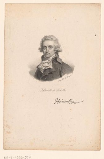 Portrait of Marie-Jean Hérault de Séchelles