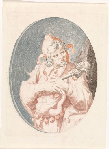 Jester with Marotte