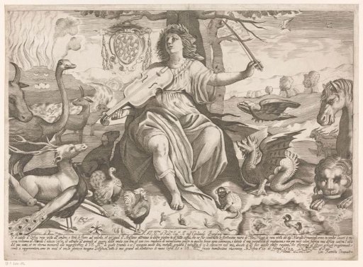 Orpheus Enchants the Animals with His Music