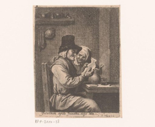 Man and Woman Reading a Letter