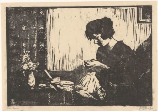 Sewing Woman