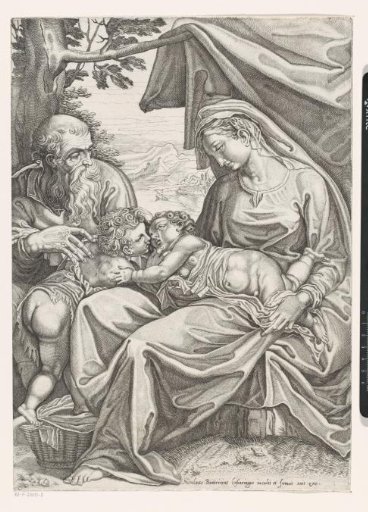 The Holy Family with John the Baptist
