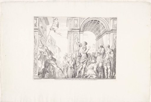 Saint James healing a blind man