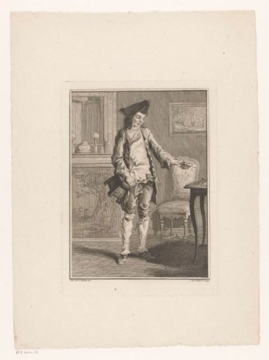 Savoyard Delivering a Letter in a Room