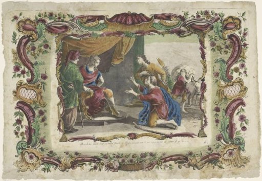 Joseph's Brothers Kneeling Before Him in Egypt