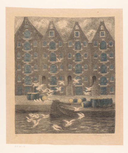 Warehouses on the Brouwersgracht in Amsterdam